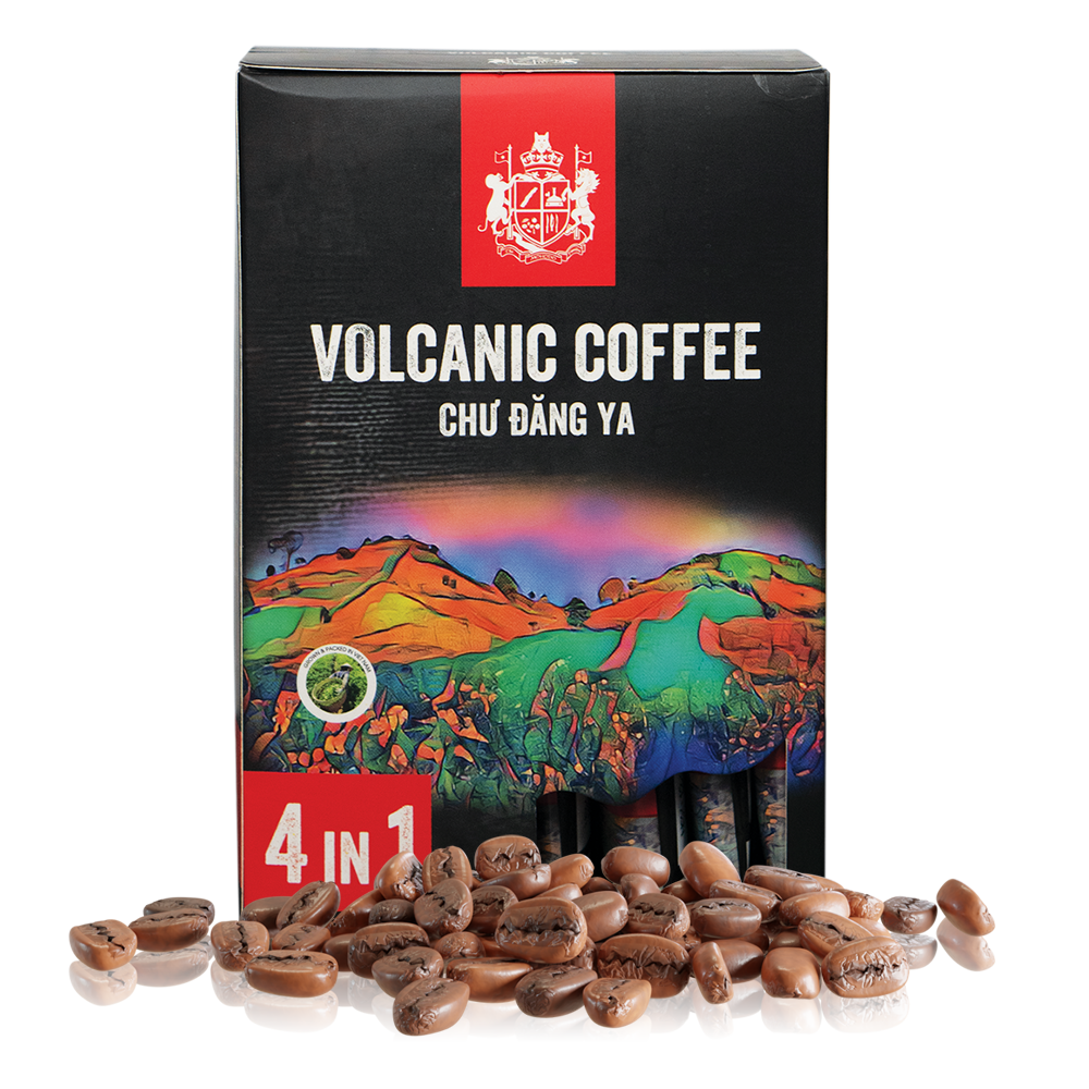Cà Phê Volcanic Chư Đăng Ya 4in1 216g